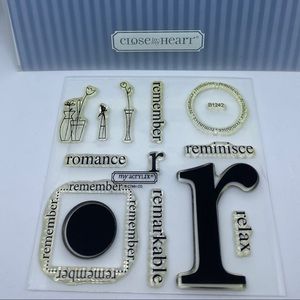 Close to my Heart - Solos « R » Stamps set.